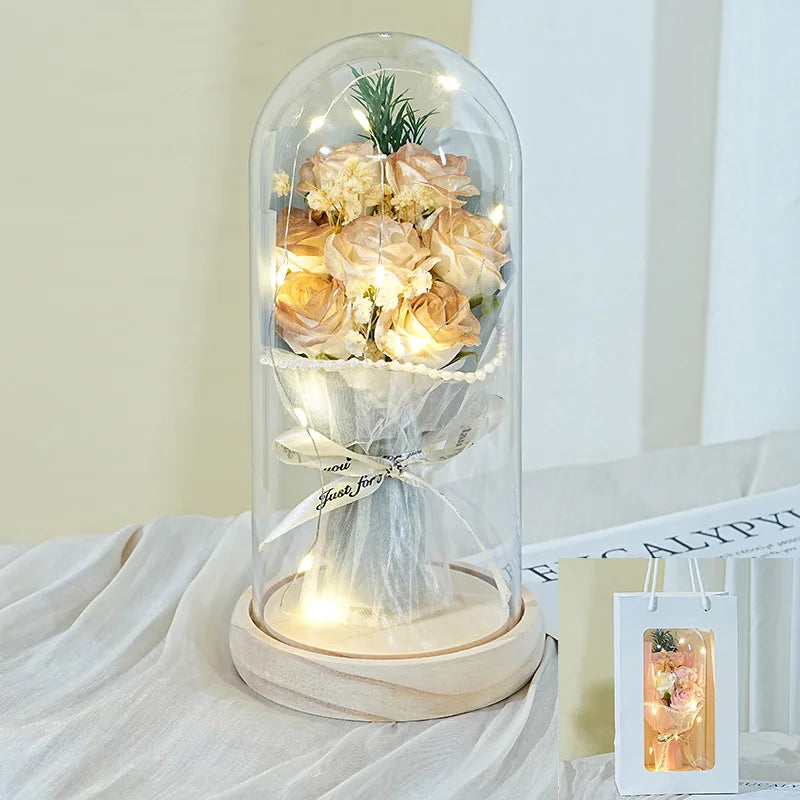 Luxury artificial soap flower for home decor
