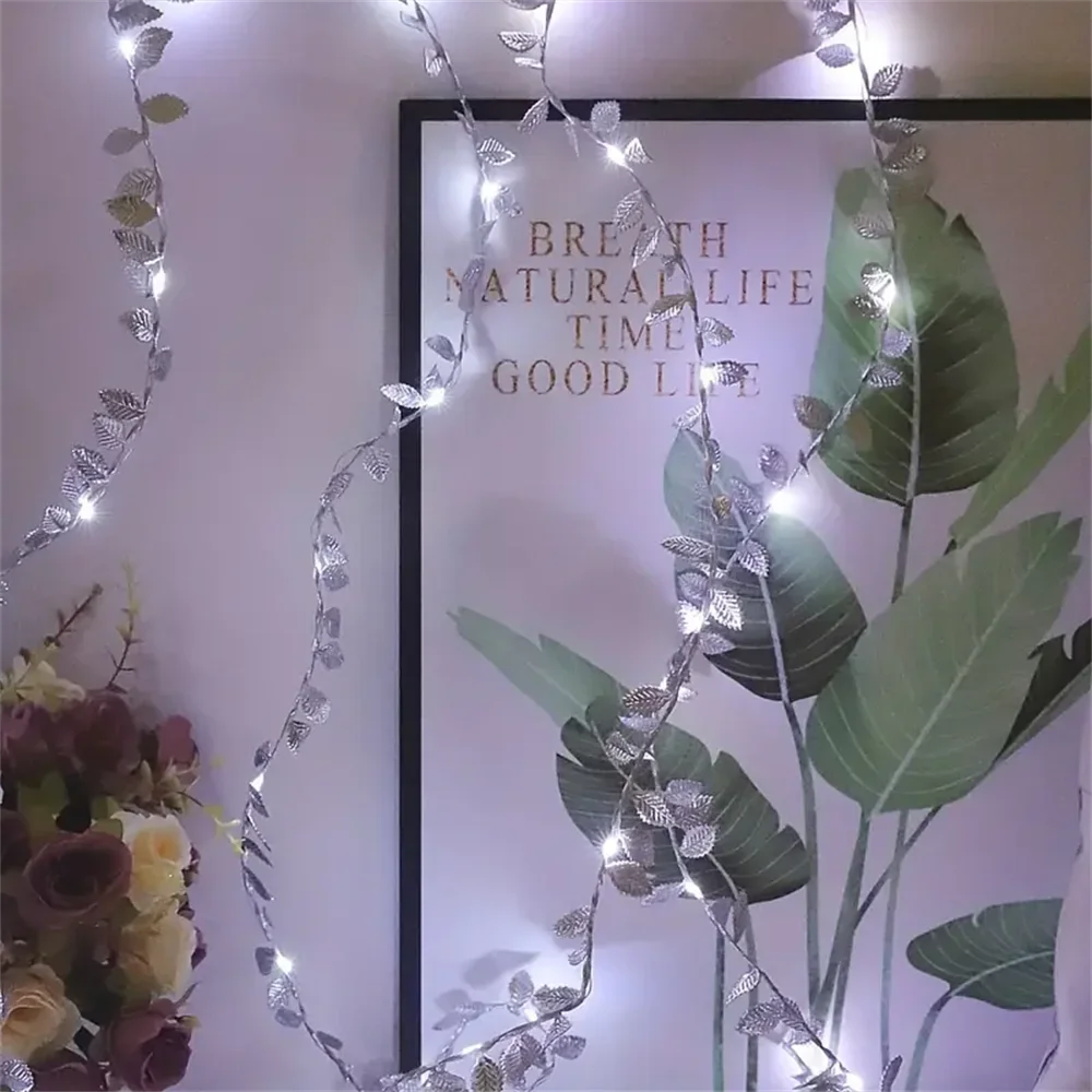 golden fairy lights for decor