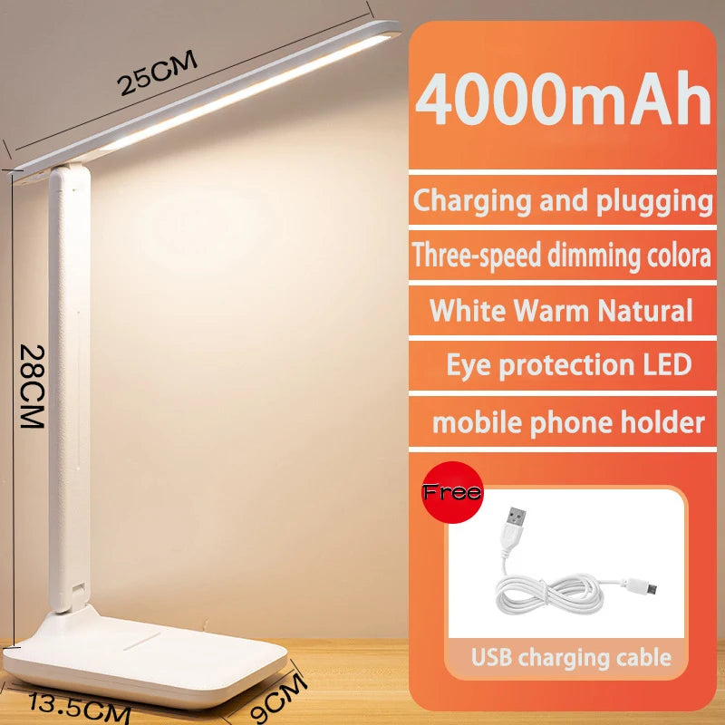 foldable rechargeable LED table lamp