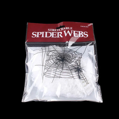 Halloween spider web decoration