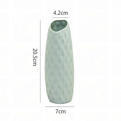 modern plastic flower vase