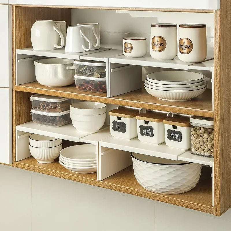 retractable kitchen cabinet shelf