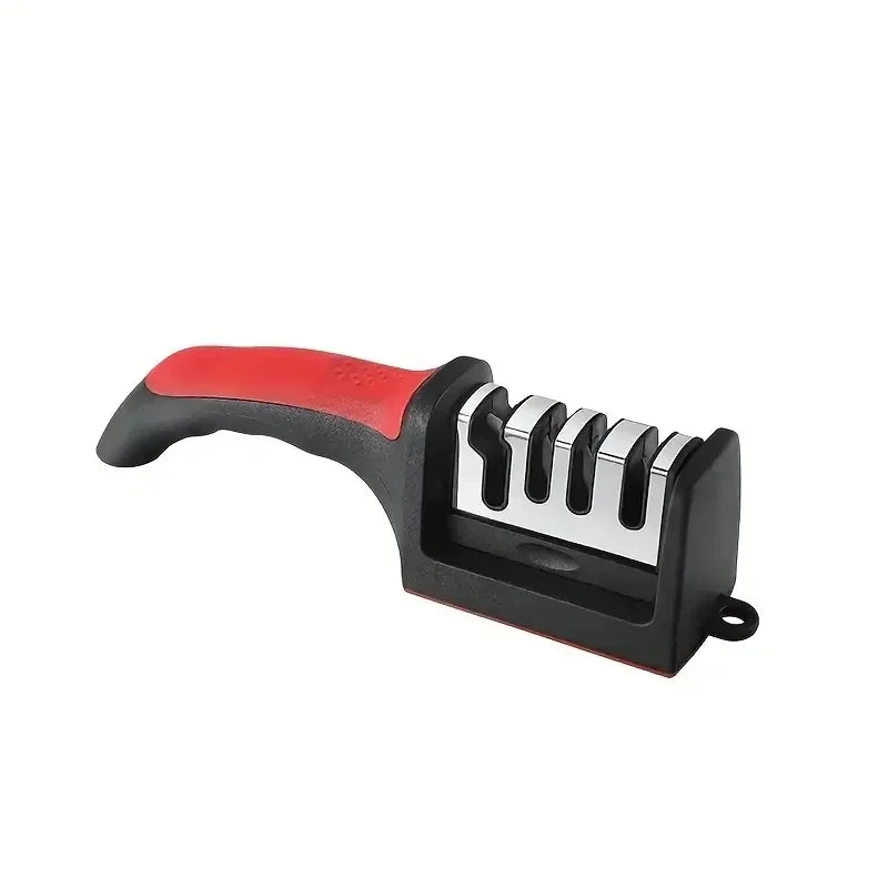 Multi-purpose 3-stage knife sharpener – ceramic and stainless steel USA