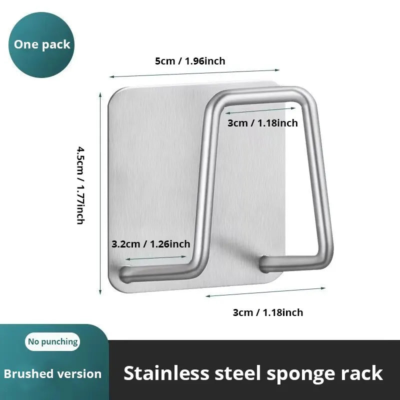 stainless steel sink sponge holder