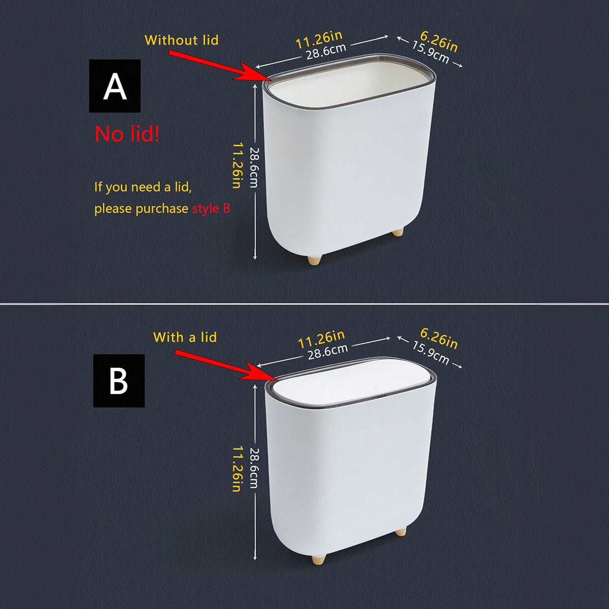 Hands free smart trash bin for kitchen waste