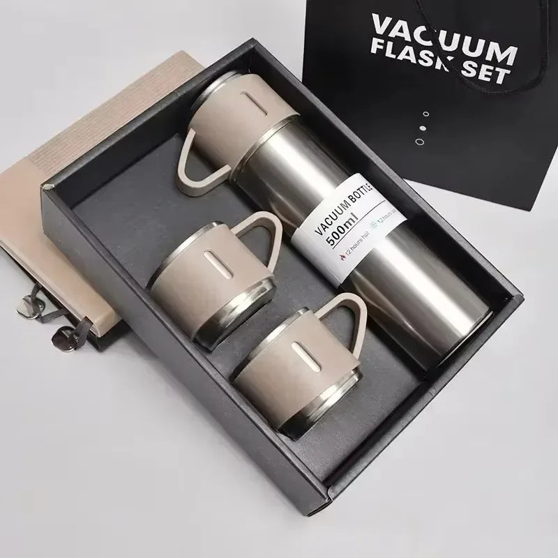Vacuum insulated coffee mug – 500ml stainless steel – office or travel use USA