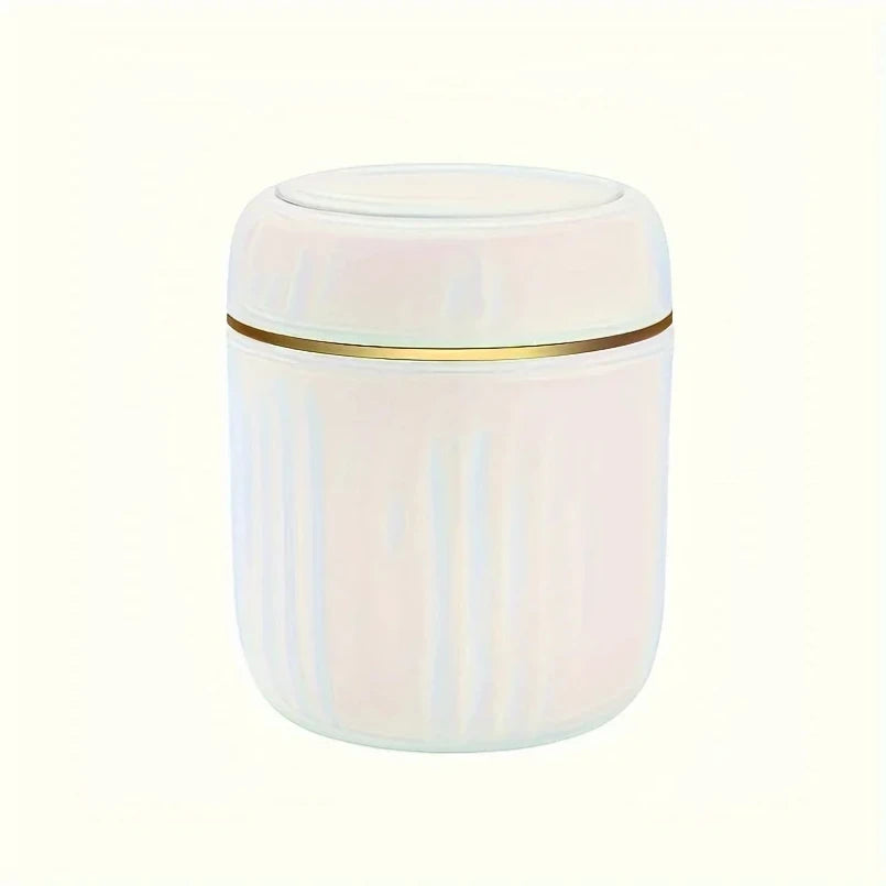 2 Pc Mini Desktop Trash Can with Lid | Compact Waste Bin for Desk, Bedroom & Office