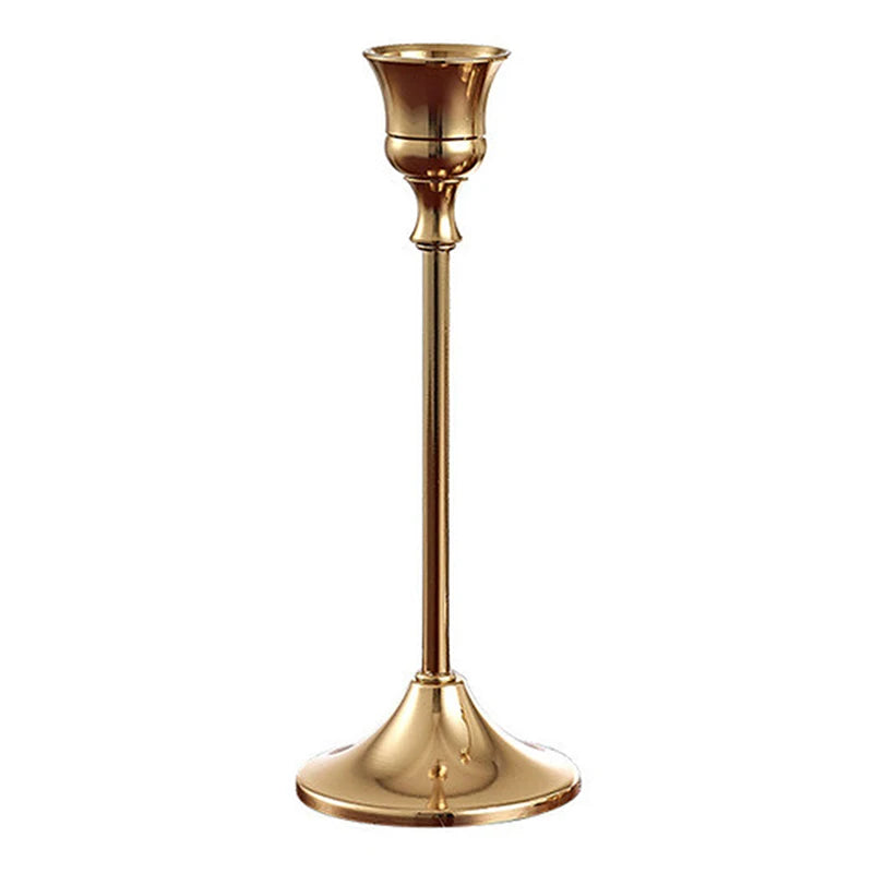 Brass Gold Candlestick Holders for Wedding and Party Decor