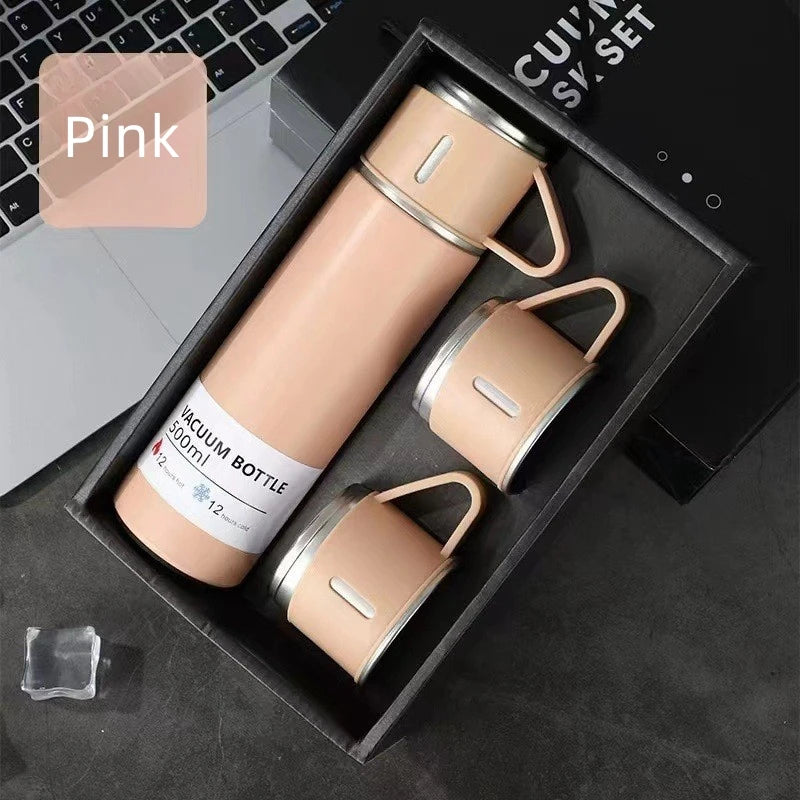 Stainless steel vacuum bottle – 500ml – travel-friendly and reusable USA