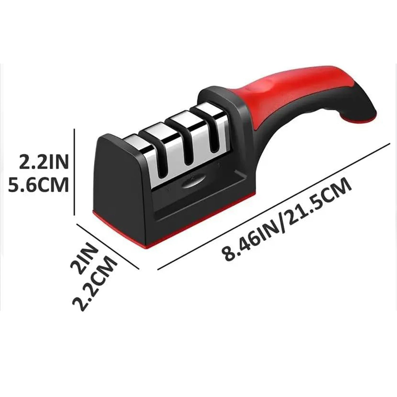 Multi-stage knife sharpener – sharpen, hone, and polish kitchen knives USA