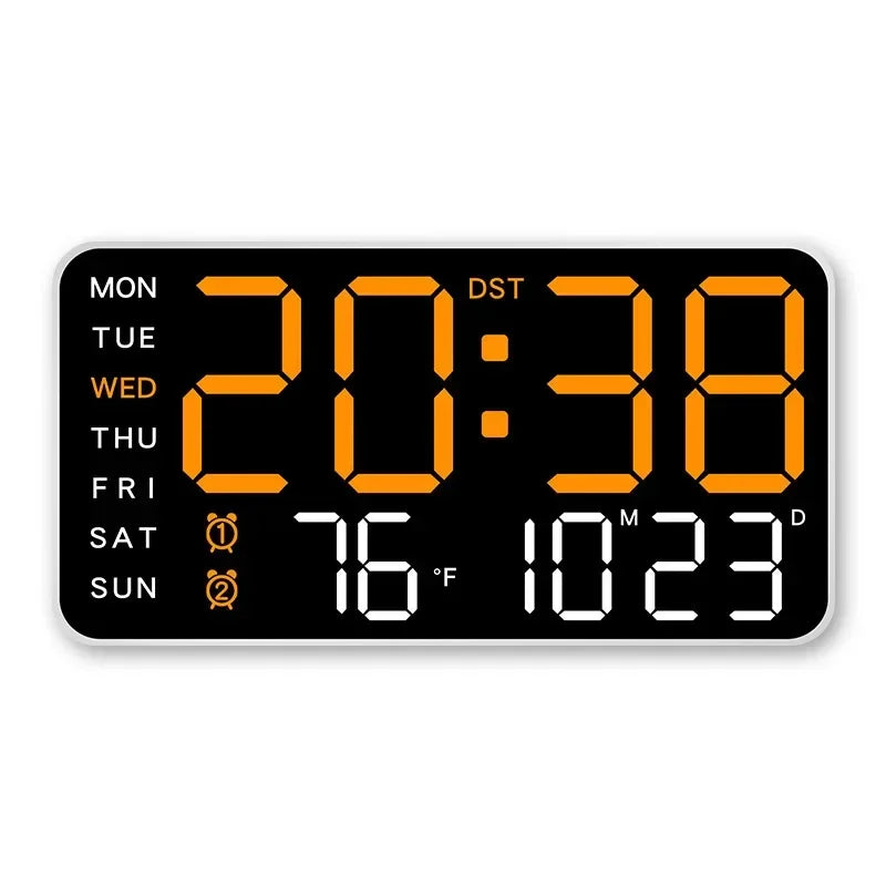 extra large digital wall clock