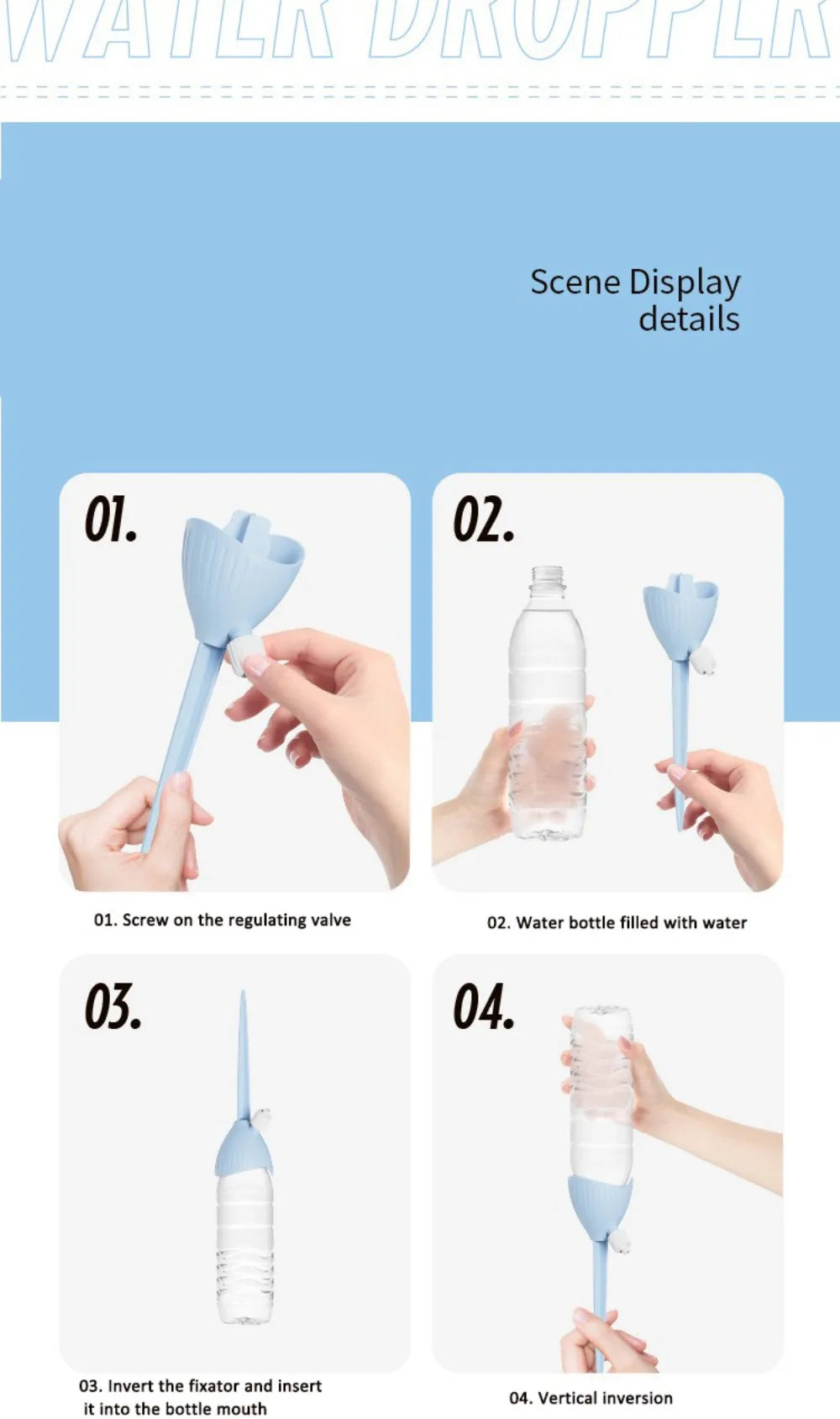 self watering plant spikes for soil moisture control
