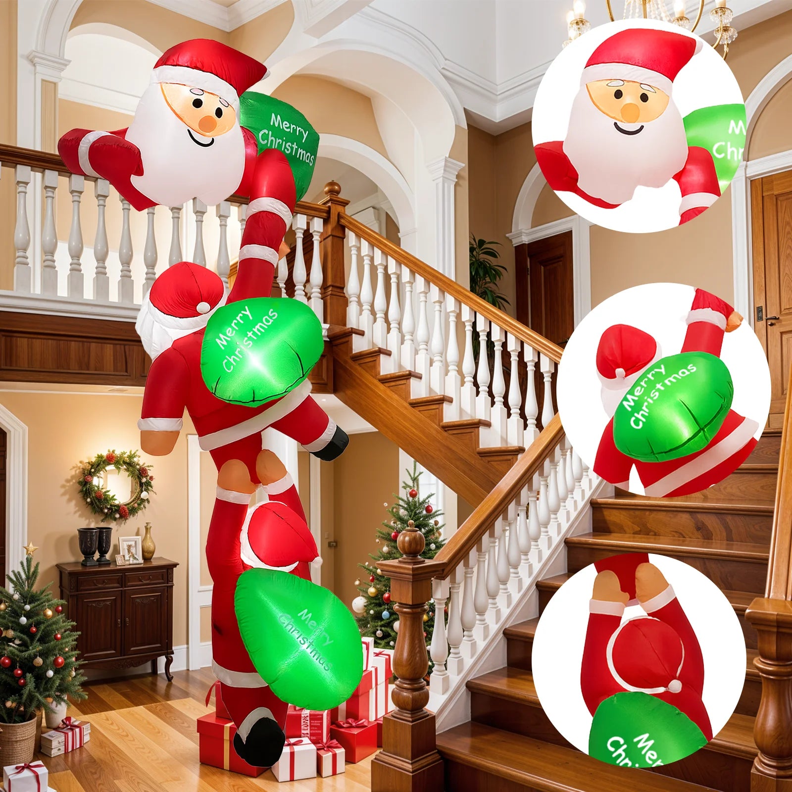 LED Ribbon Fairy Lights for Christmas Tree and Holiday Decor