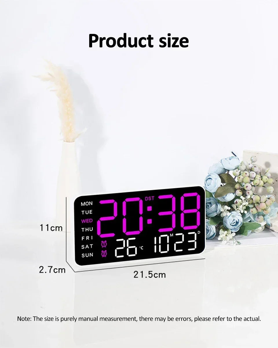 extra large digital wall clock