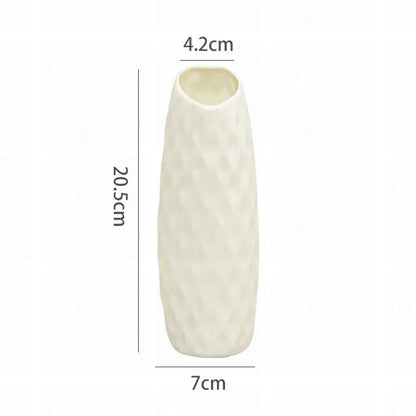 modern plastic flower vase