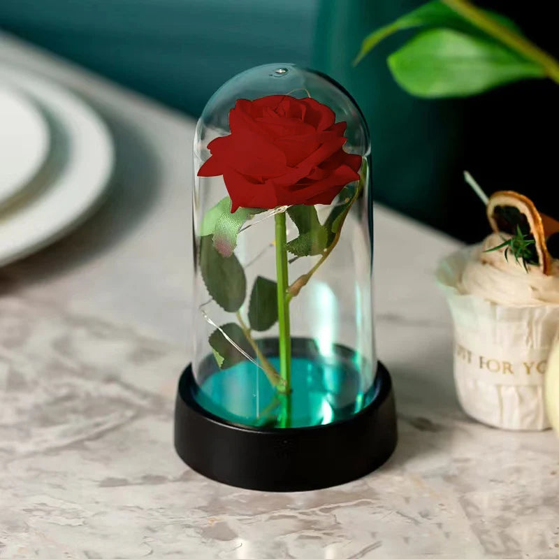 valentines day rose light gift for girlfriend