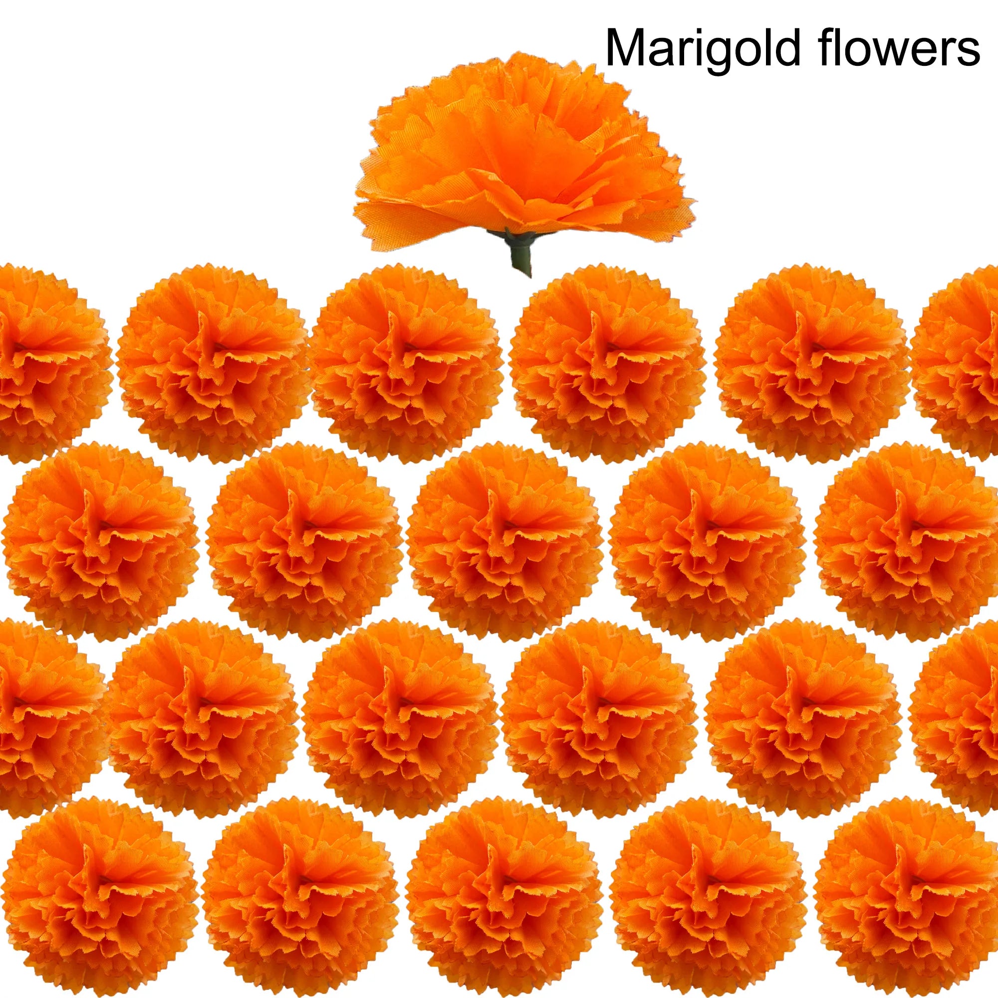marigold flower heads bulk