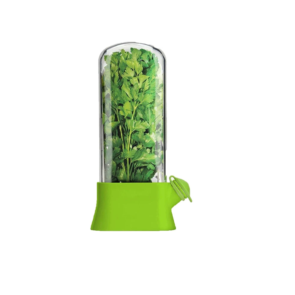 Keep herbs fresh longer – 2Pc Herb Crisper Saver Pods – space-saving kitchen container USA