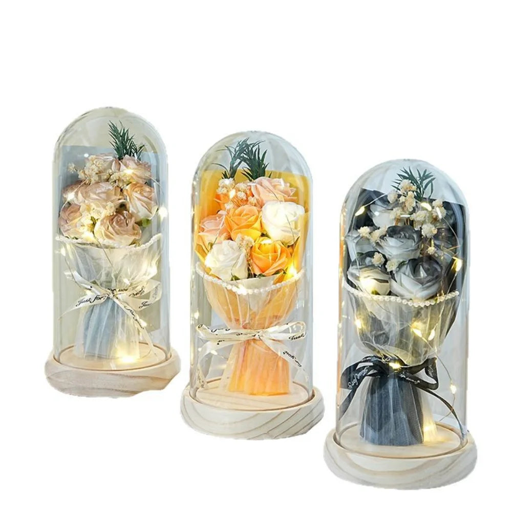 Eternal bouquet soap flower gift for home decoration
