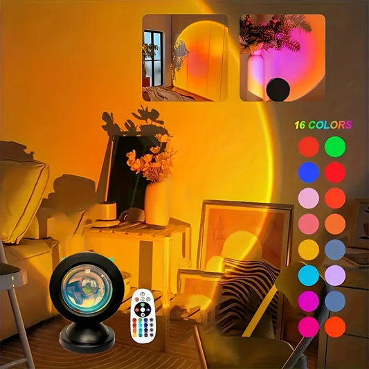 sunset projection light