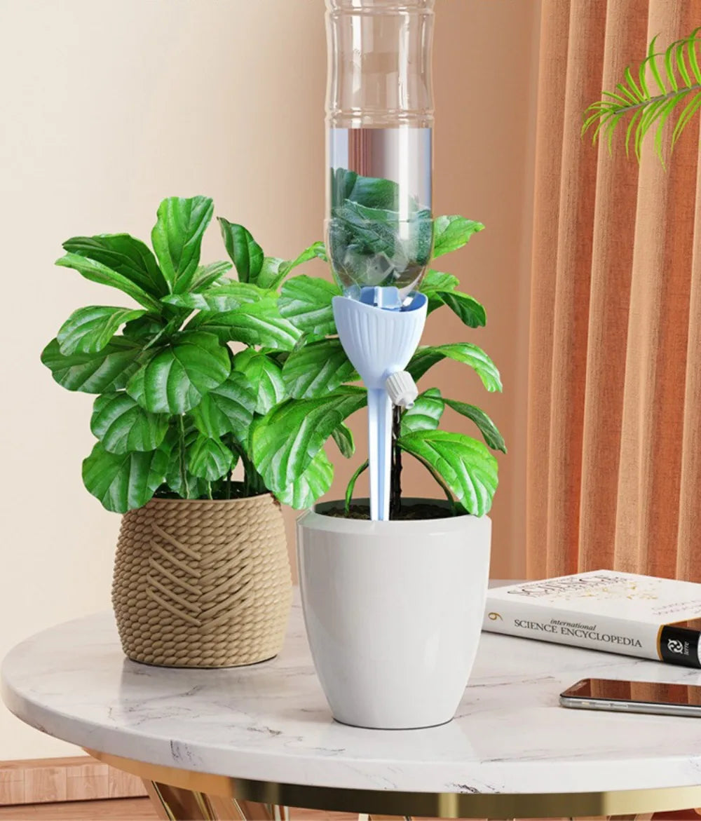 self watering plant irrigation device for daily care