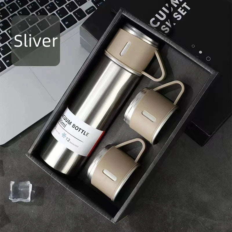 304 stainless steel insulated mug – portable water bottle – keeps drinks hot/cold USA