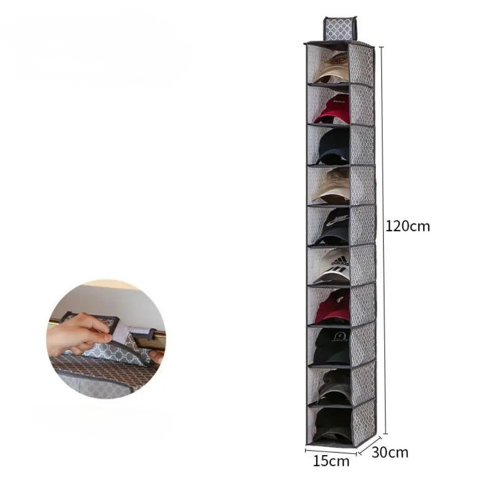 Multifunctional Foldable Hanging Closet Organizer Space Saving Storage Bag
