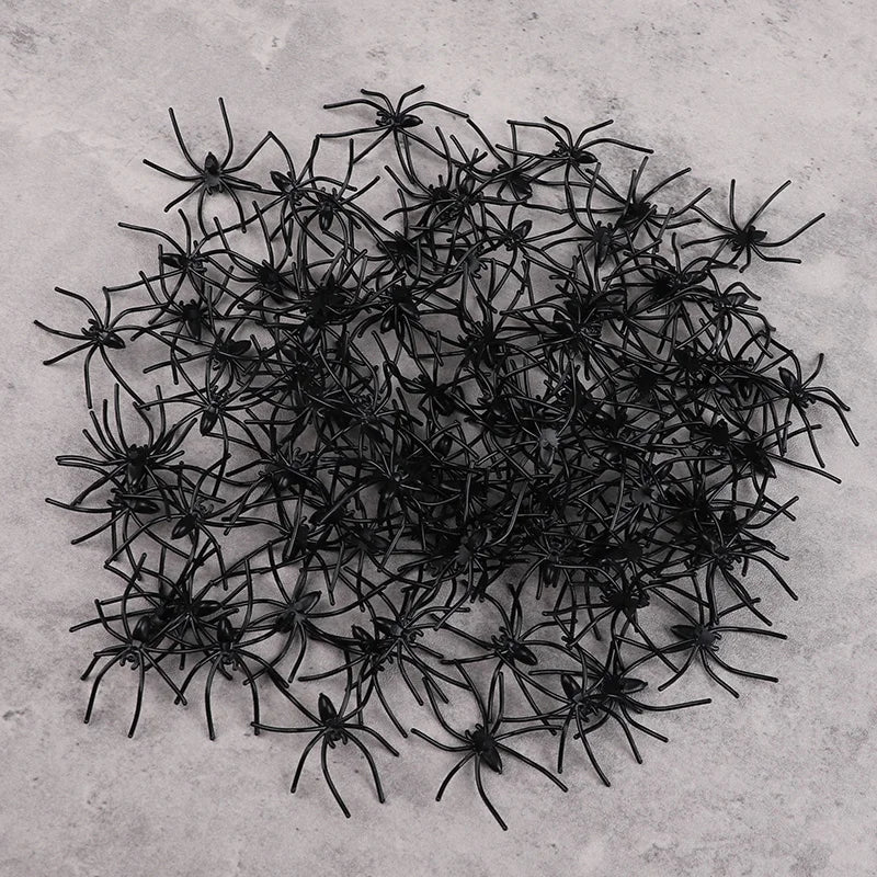 glow-in-the-dark Halloween spiders