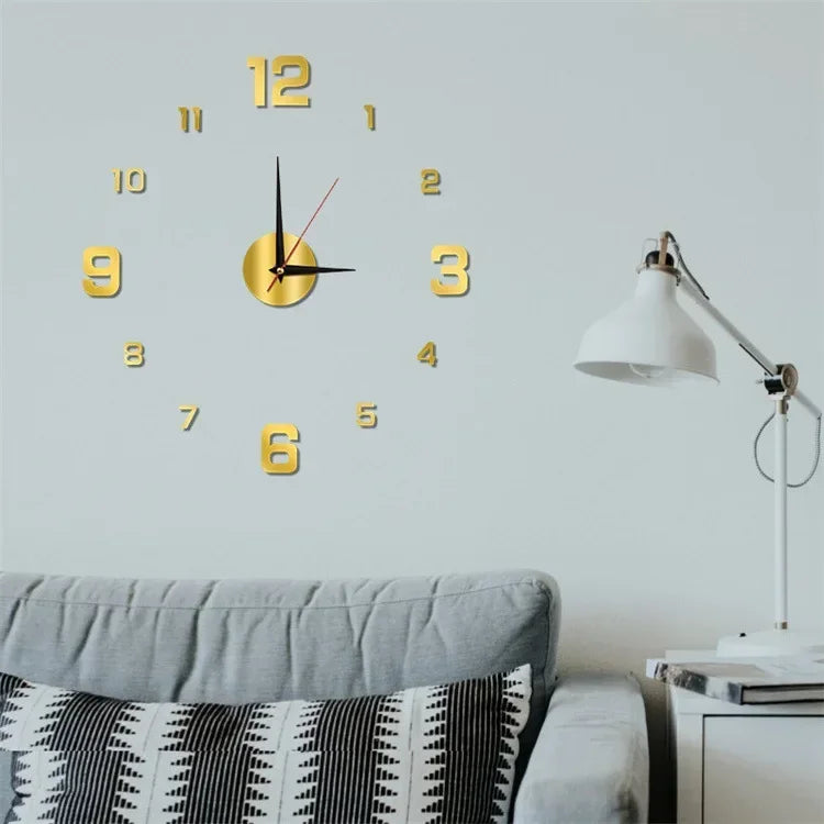 3D luminous wall clock