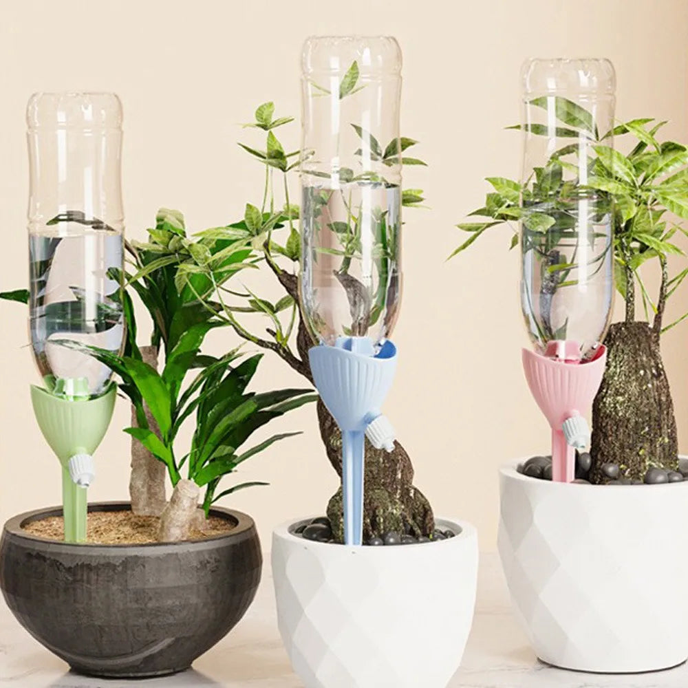 self watering drip irrigation device for potted plants