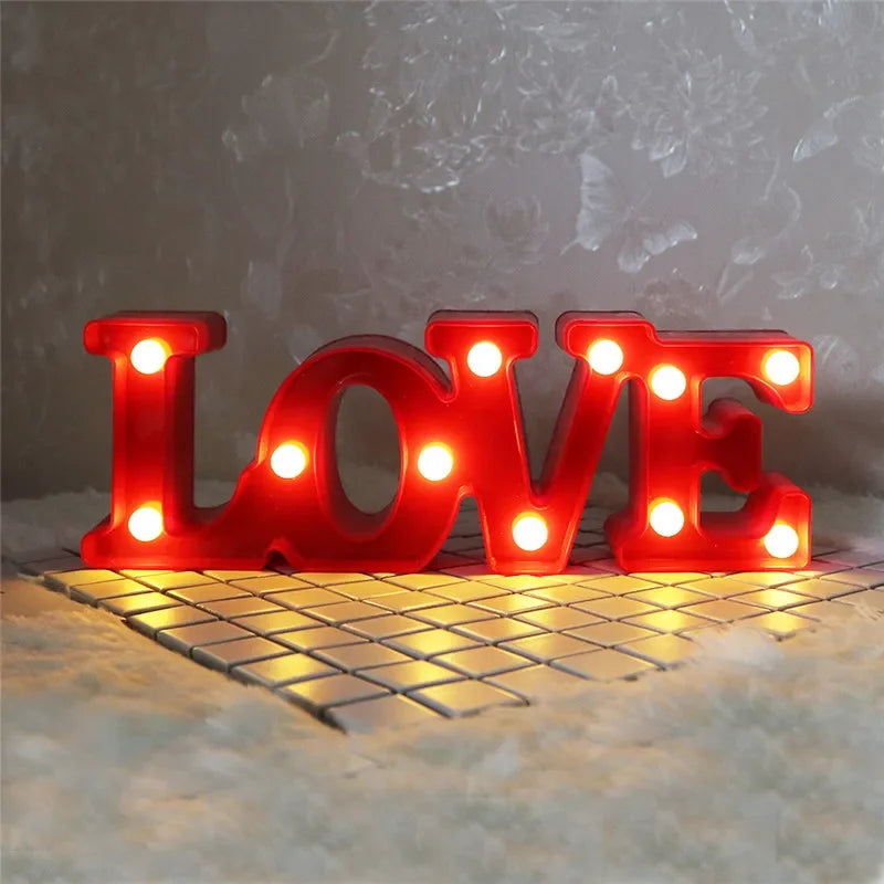 love bear plush with heart shaped lamp decor