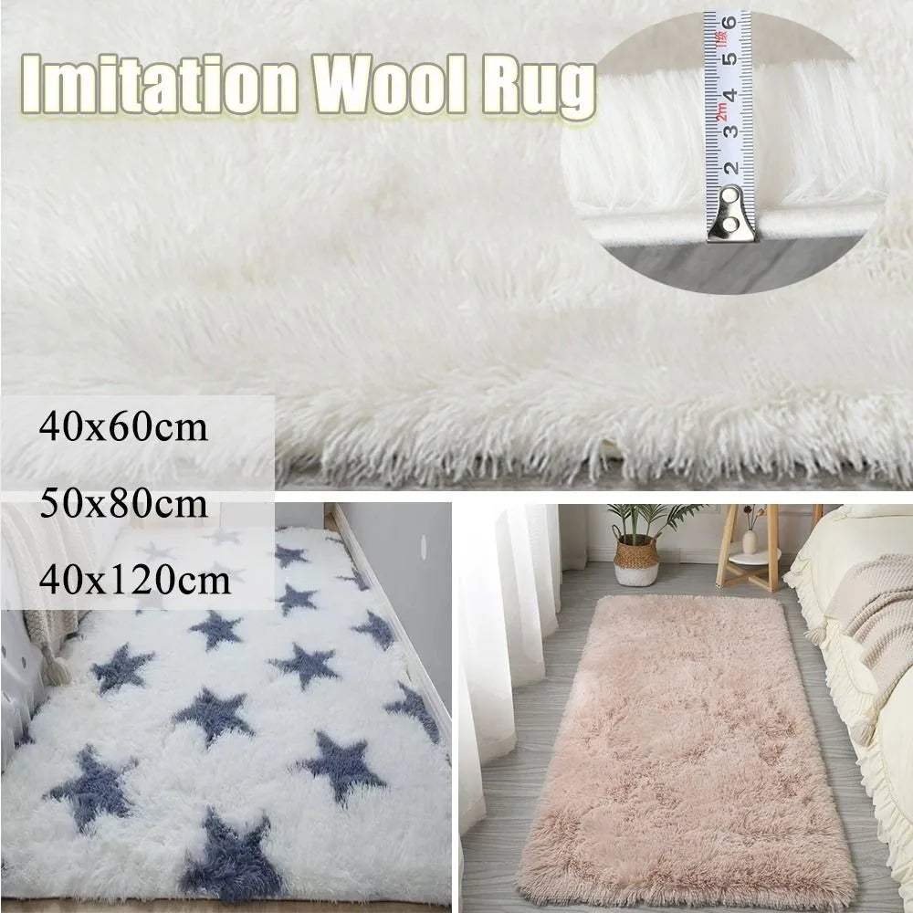 Non Slip Imitation Wool Rugs