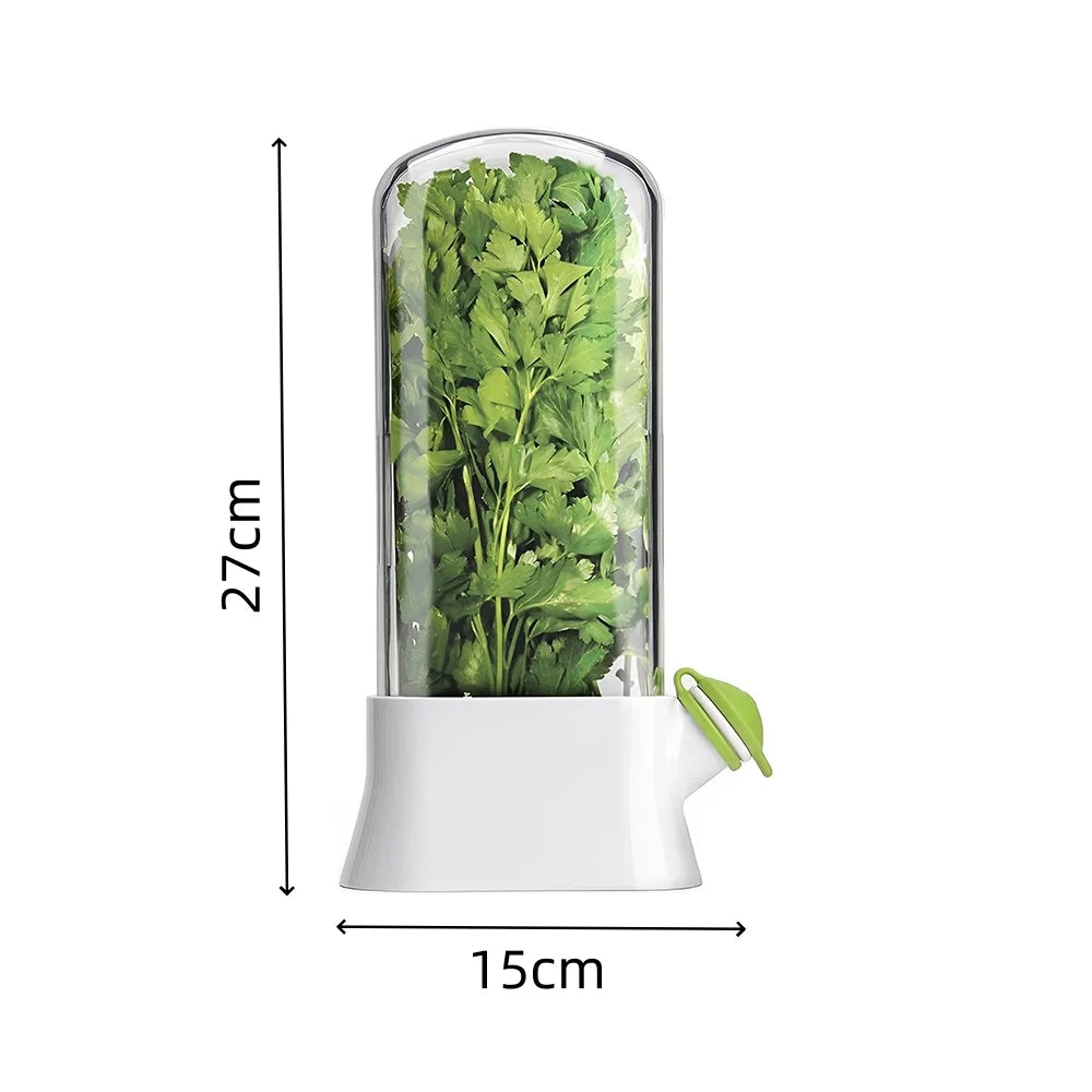 Herb Crisper Saver Pod set – ideal for fresh cilantro, mint, parsley, and asparagus USA