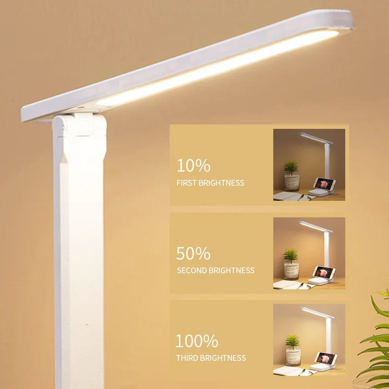 foldable rechargeable LED table lamp