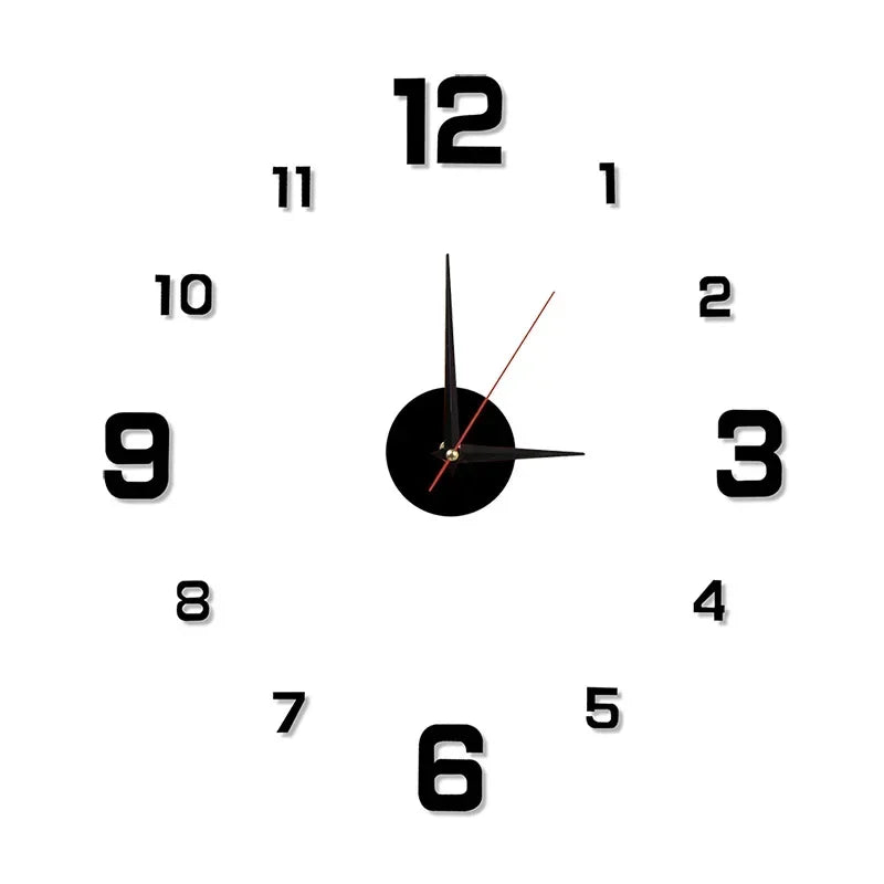 3D luminous wall clock