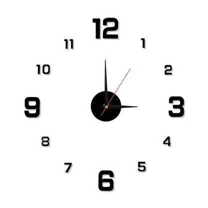 3D luminous wall clock