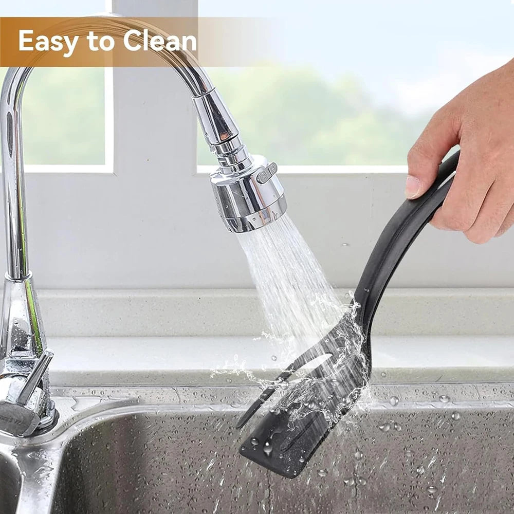 kitchen utensil grip flip spatula tongs