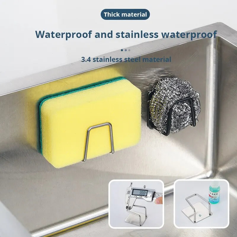 stainless steel sink sponge holder