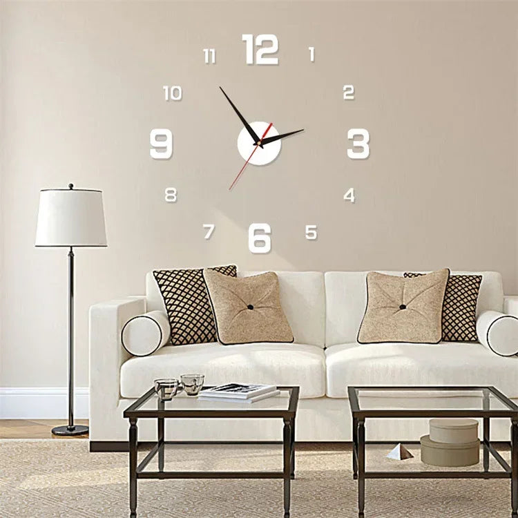 3D luminous wall clock