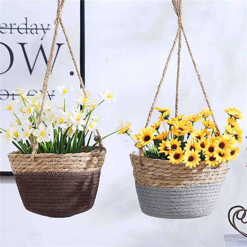 Macrame hanging pot holder – decorative planter for balcony and home USA