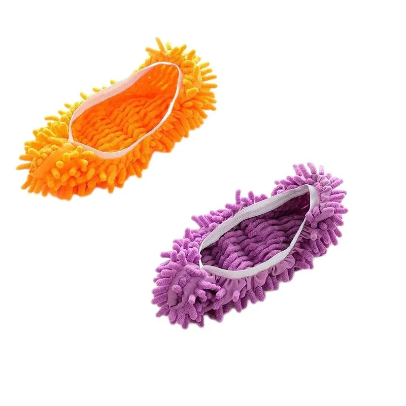 Chenille Dust Mop Slippers