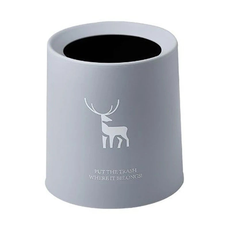 Nordic Desktop Double-Layer Mini Trash Can | Customizable Coffee Table, Desk, Bedside Storage Bucket