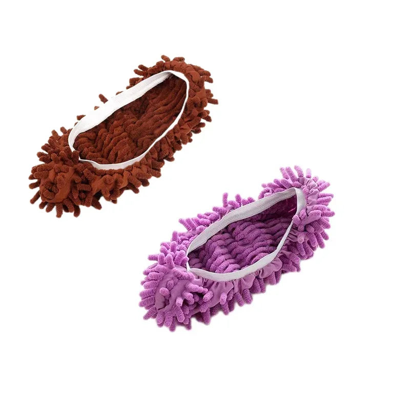Chenille Dust Mop Slippers