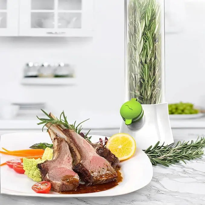 Reusable Herb Crisper Saver Pods – perfect for kitchen storage of fresh herbs like cilantro and mint USA