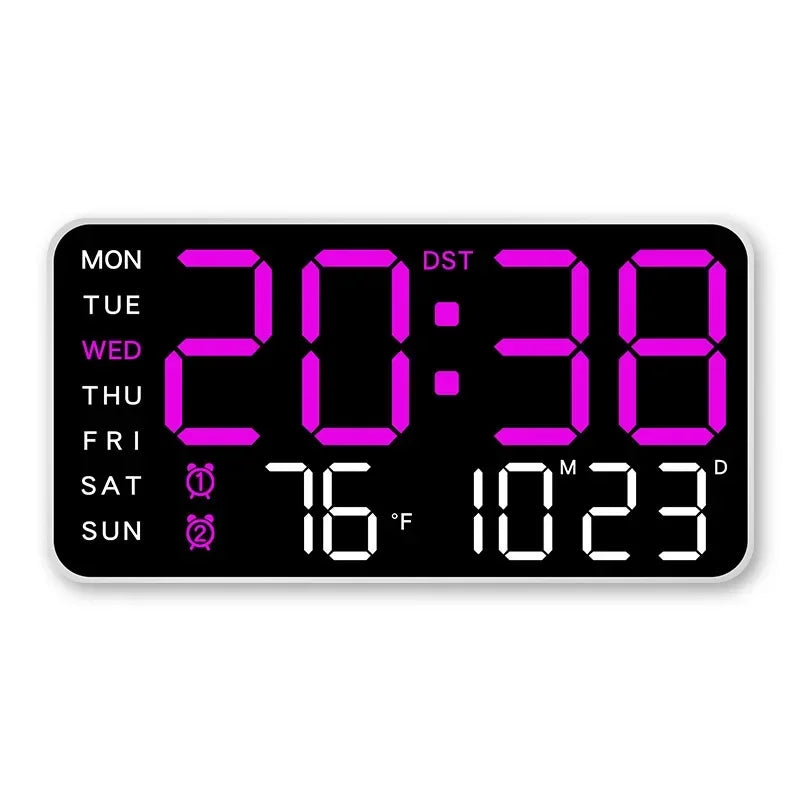 extra large digital wall clock