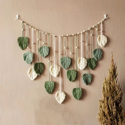 modern macrame wall art tapestry