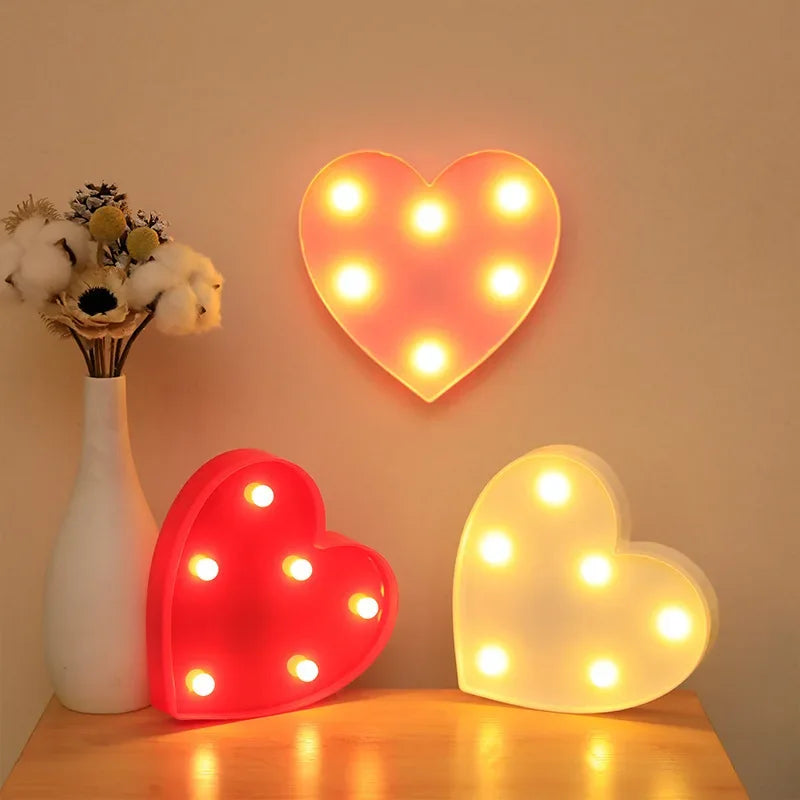 valentine decor gift love bear with heart lamp