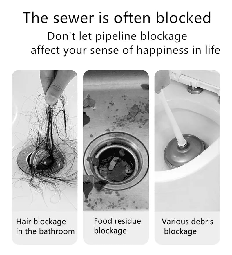 Pipe dredging brush – hair and debris remover for kitchen and bathroom drains USA