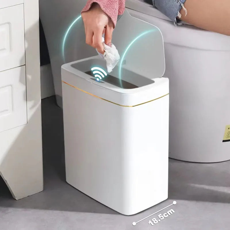 15L Smart Induction Touchless Trash Bin for Home