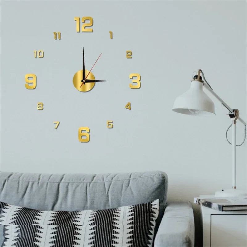 3D luminous wall clock